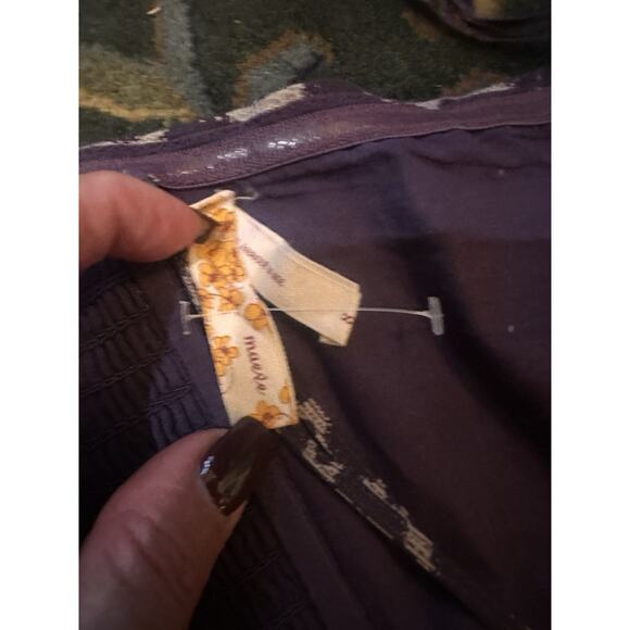 Anthropologie 8 Maeve Corset Bustier Top Peplum Holiday Christmas - Picture 2 of 2